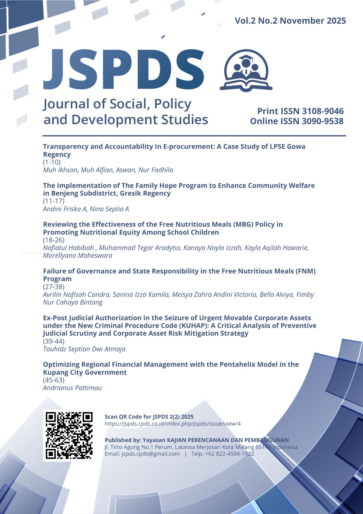 					View Vol. 2 No. 2 (2025): November
				